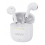 CELEBRAT earphones με θήκη φόρτισης W79, True Wireless, 13mm, 30/300mAh, λευκά