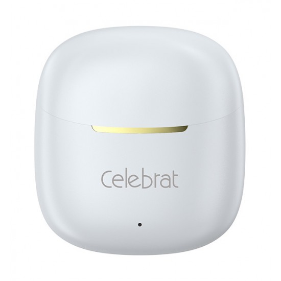CELEBRAT earphones με θήκη φόρτισης W79, True Wireless, 13mm, 30/300mAh, λευκά
