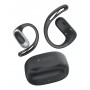 CELEBRAT earphones με θήκη φόρτισης W77, OWS, 12mm, 40/400mAh, μαύρα
