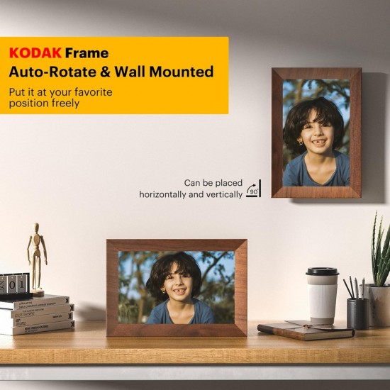 KODAK ψηφιακή κορνίζα CF102P με 10.1" οθόνη αφής, 1+32GB, WiFi, καφέ