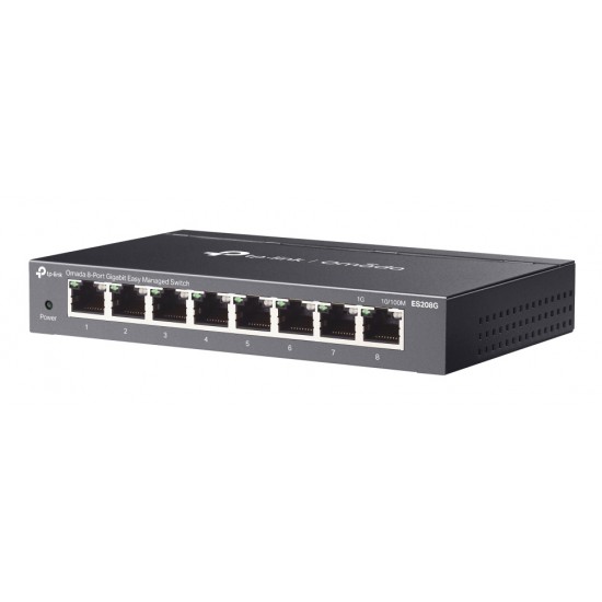 TP-LINK easy managed switch ES208G, 8x Gigabit θύρες, V1.0