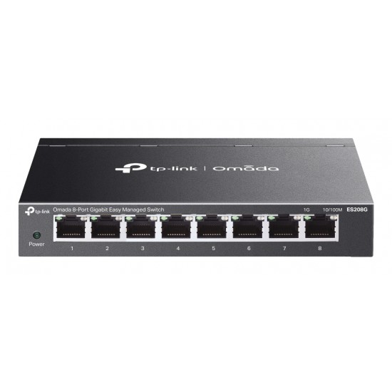 TP-LINK easy managed switch ES208G, 8x Gigabit θύρες, V1.0