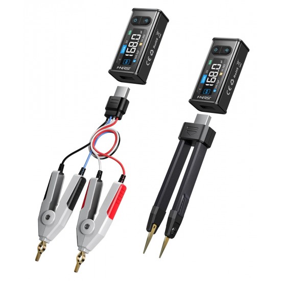 FNIRSI ψηφιακό LCR/ESR tester LCR-ST2 Plus, επαναφορτιζόμενο
