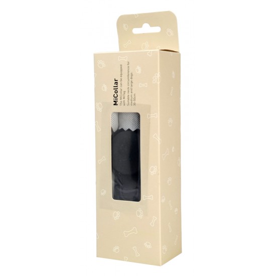 MILI κολάρο με θήκη smart tag MiCollar για σκύλους, large, μαύρο