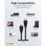 GOOBAY καλώδιο HDMI 80103 με Ethernet, soft, 4K/60Hz, 18 Gbps, 2m, μαύρο