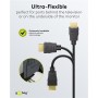 GOOBAY καλώδιο HDMI 80104 με Ethernet, soft, 4K/60Hz, 18 Gbps, 3m, μαύρο