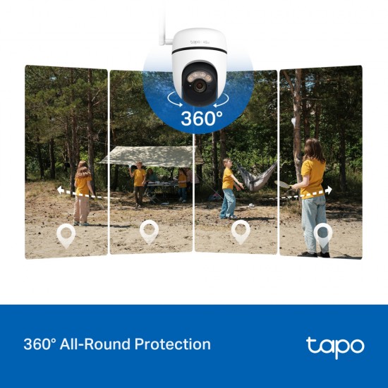 TP-LINK smart ηλιακή κάμερα Tapo C615G KIT, 2K/3MP, 4G, IP65, V1.0