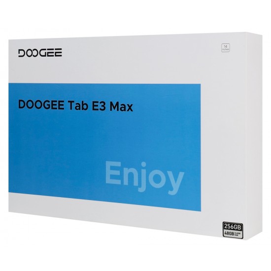 DOOGEE tablet Tab E3 Max, 14", 8/256GB, 4G, Android 16, 13500mAh, γκρι