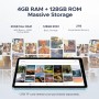 DOOGEE tablet Tab A9 Pro με πληκτρολόγιο/ποντίκι/στυλό αφής/θήκη, 10.1", 4/128GB, Android 15, 6580mAh, γκρι