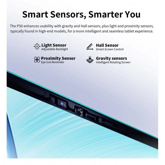 TECLAST tablet P50 με πληκτρολόγιο/στυλό αφής/θήκη, 11", 4/128GB, 4G, Android 15, 7000mAh, μπλε