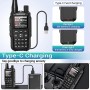 BAOFENG ασύρματος πομποδέκτης MINI-5, UHF/VHF, 5W/2W, μαύρος