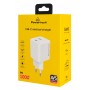 POWERTECH φορτιστής τοίχου PT-1612, USB-C, 100W, GaN, AVS, λευκός
