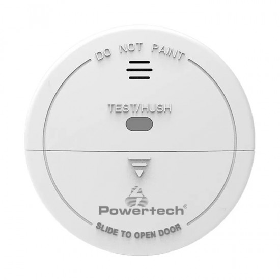 POWERTECH ασύρματος ανιχνευτής καπνού PT-1610 για συναγερμούς, 433MHz