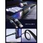 LDNIO καλώδιο USB-C σε USB LS241Q, flat, 100W, 480Mbps, 1m, μαύρο