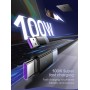 LDNIO καλώδιο USB-C σε USB LS241Q, flat, 100W, 480Mbps, 1m, μαύρο
