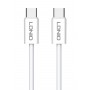 LDNIO καλώδιο USB-C iP-901c, 65W, 480Mbps, 1m, λευκό