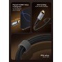 LDNIO καλώδιο USB-C TC-11c, 240W, 40Gbps, 8K/60Hz, 1m, μαύρο