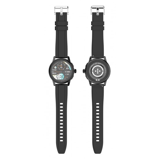 LDNIO smartwatch SW05, heart rate, 1.39" TFT, lP68, μαύρο