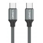 LDNIO καλώδιο USB-C iP-441c, 65W, 480Mbps, 1m, γκρι