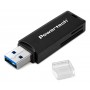 POWERTECH card reader PT-1605 για SD & micro SD, USB 3.0, 5Gbps, μαύρο