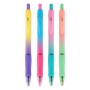 MP στυλό διαρκείας ballpoint PE140-13, 0.7mm μύτη, 14.5cm, μπλε, διάφορα σχέδια, 1τμχ