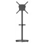 BRATECK βάση τηλεόρασης δαπέδου FS38-44TWE, 32-65", έως 50kg, με 2x ράφια, ροδάκια, μαύρη