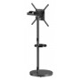 BRATECK βάση τηλεόρασης δαπέδου FS38-44TWE, 32-65", έως 50kg, με 2x ράφια, ροδάκια, μαύρη