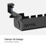BRATECK cable management γραφείου CC11-22-1, μεταλλικό, 494x167x196mm, μαύρο