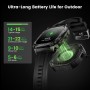 KOSPET smartwatch TANK M4, heart rate, 1.96" AMOLED, GPS, 10 ATM & IP69K, μαύρο