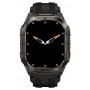 KOSPET smartwatch TANK M4C, heart rate, 1.96" AMOLED, GPS, 5 ATM & IP69K, με φακό, μαύρο