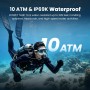 KOSPET smartwatch TANK T4, heart rate, 1.43" AMOLED, GPS, 10 ATM & IP69K, μαύρο
