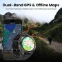 KOSPET smartwatch TANK T4, heart rate, 1.43" AMOLED, GPS, 10 ATM & IP69K, μαύρο