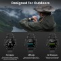 KOSPET smartwatch TANK S2, heart rate, 1.32" AMOLED, GPS, 5 ATM & IP69K, μαύρο