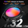KOSPET smartwatch TANK S2, heart rate, 1.32" AMOLED, GPS, 5 ATM & IP69K, μαύρο
