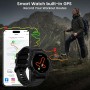KOSPET smartwatch TANK S2, heart rate, 1.32" AMOLED, GPS, 5 ATM & IP69K, μαύρο