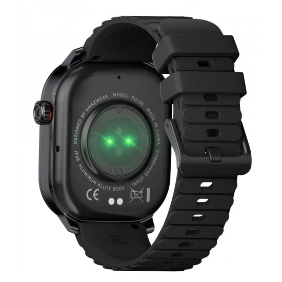 KOSPET smartwatch Pulse, heart rate, 1.96" AMOLED, IP68, μαύρο