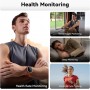 KOSPET smartwatch Pulse, heart rate, 1.96" AMOLED, IP68, μαύρο