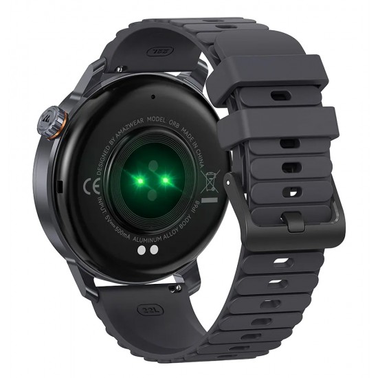 KOSPET smartwatch Orb, heart rate, 1.43" AMOLED, IP68, μαύρο