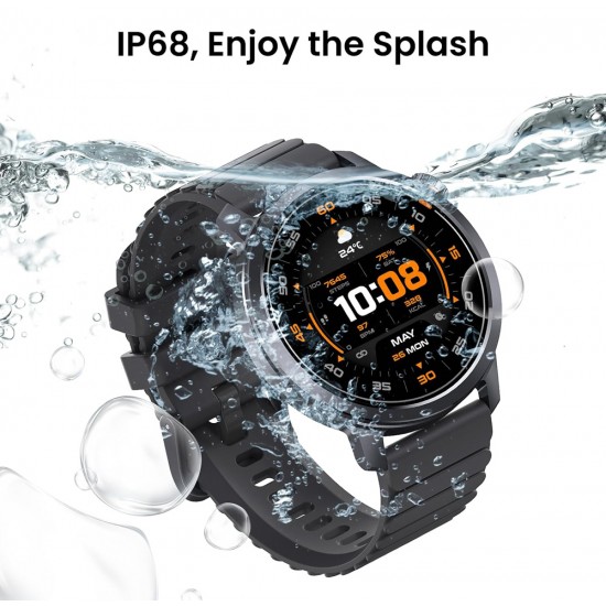 KOSPET smartwatch Orb, heart rate, 1.43" AMOLED, IP68, μαύρο