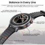 KOSPET smartwatch Orb, heart rate, 1.43" AMOLED, IP68, μαύρο