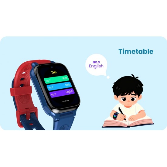 LAGENIO GPS smartwatch για παιδιά K9, 1.78" AMOLED, με κάμερα, 4G, IP68, μπλε