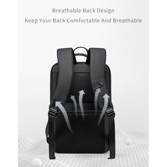 ARCTIC HUNTER τσάντα πλάτης B00872 με θήκη laptop 15.6", 14.5L, χακί