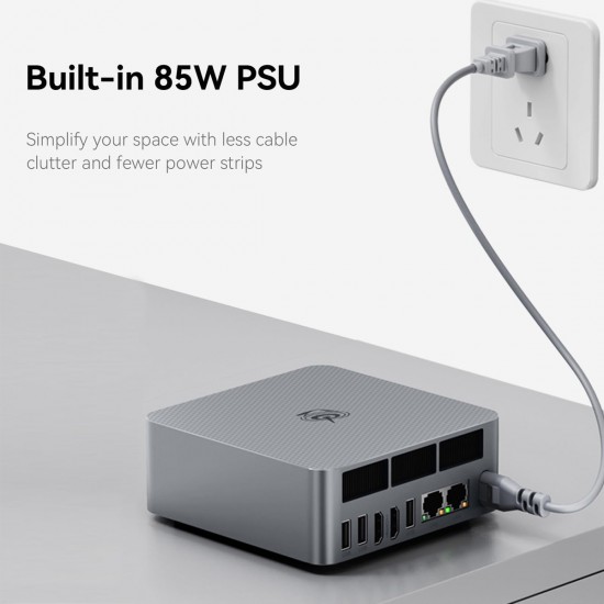 BEELINK mini PC EQR7, AMD Ryzen 7 7735U, 16GB, 500GB M.2, Windows 11 Pro