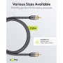 GOOBAY καλώδιο ήχου RCA σε RCA 65297, 3m, μαύρο/ασημί