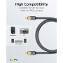 GOOBAY καλώδιο ήχου RCA σε RCA 65298, 5m, μαύρο/ασημί