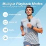 RUIZU MP3 player X02 με οθόνη 2.01", 32GB, Bluetooth, μαύρο