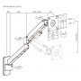 BRATECK επιτοίχια βάση οθόνης LDA113-112, 17-32", έως 9kg
