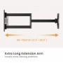 BRATECK επιτοίχια βάση τηλεόρασης LPA95-223L, 23-43", έως 50kg, full motion