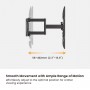 BRATECK επιτοίχια βάση τηλεόρασης LPA69-466W, 37-86", έως 60kg, full motion, weatherproof