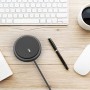 CMTECK επιτραπέζιο μικρόφωνο UM02, omnidirectional, USB, μαύρο
